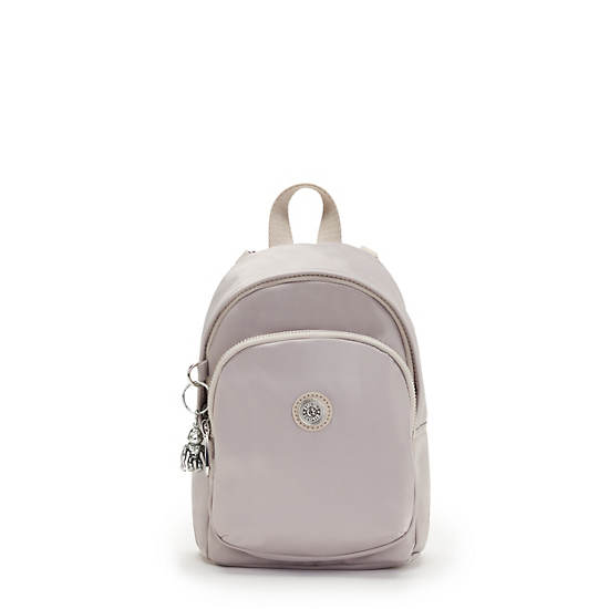 Kipling Delia Compact Metallic Convertible Rygsække Hvide | DK 1559NW